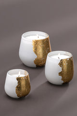 Modern Matte Candle | White | Mahogany Musk