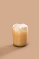 Sacred Lotus - Cylinder Candle | White & Gold | Citrus Grove