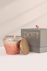 Shimmer Crinkle - Lid Jar Candle | Rose Gold | Tropical Orchard