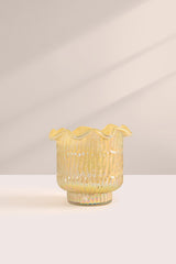 Flower Cut - Votive Candle | Yellow | Venetian Bergamot