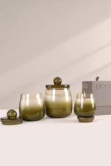 Cosmic Hues - Lid Jar Candle | Olive Green | Sage Cleanse