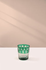 Royal - Hurricane Candle | Green | White Amber & Tonka