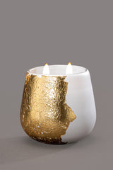 Modern Matte Candle | White | Mahogany Musk