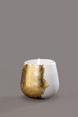 Modern Matte Candle | White | Mahogany Musk