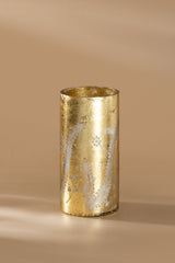 Gilded Fleurette - Cylinder Candle | Gold | Sparkling Citrus