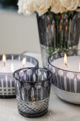 Royal - Hurricane Candle | Smoke | White Amber & Tonka