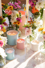Daydream - Cylinder Candle | Blue | Gardenia Delight