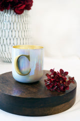 Initial C | U-Glass Candle | Flower Blossom