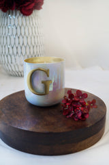 Initial G | U-Glass Candle | Flower Blossom