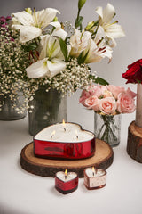 Red Sweetheart -Bowl Candle | Peony
