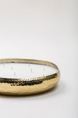 Infinity - Tray Candle | Gold | Damask Rose