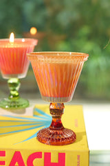 Sundae - Footed Candle | Amber | Salted Vanilla