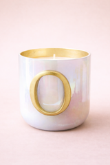 Initial O | U-Glass Candle | Flower Blossom