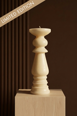 Cashew Modern Pillar Candle